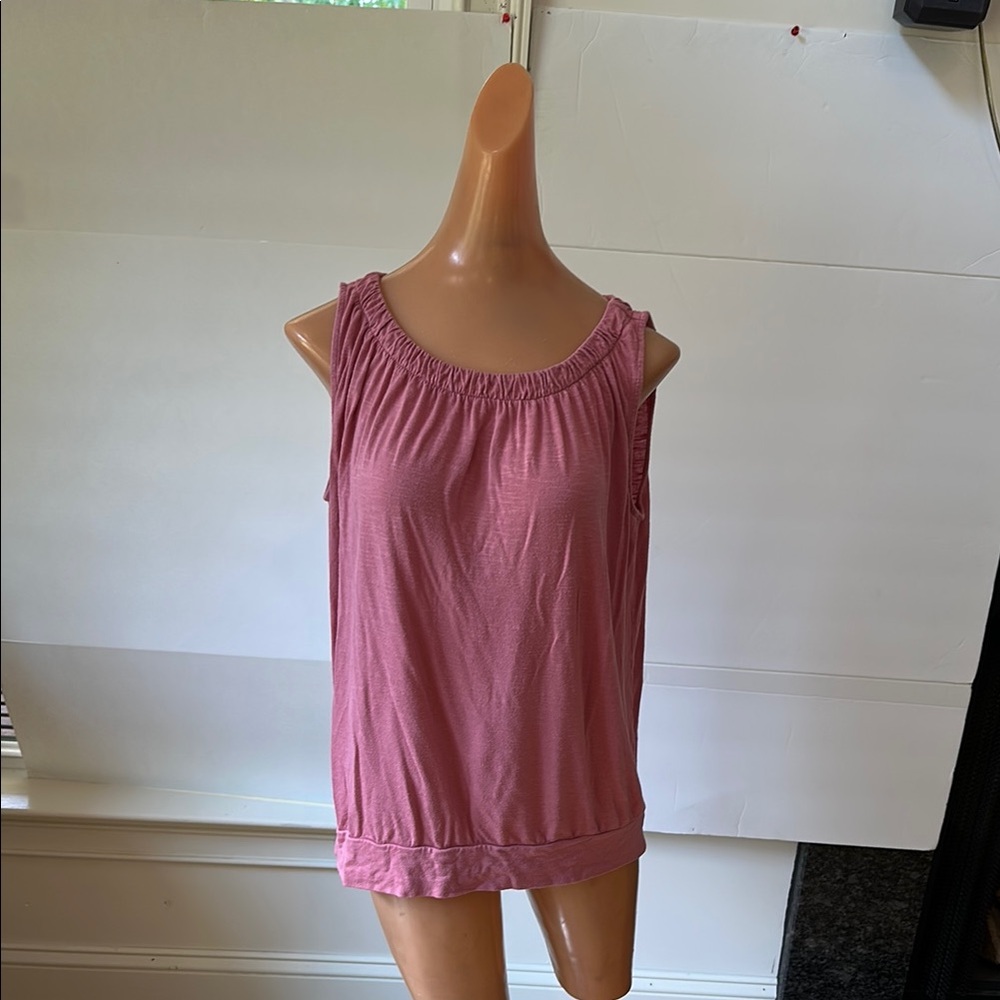 LOFT Pink Sleeveless Top